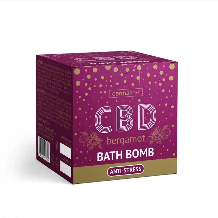 CBD Anti-Stress Bath Bomb with Bergamot - Image 2