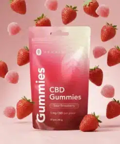 CBD Gummies, Strawberry, 100 mg CBD, 20 pcs x 5 mg, 45 g - Image 4