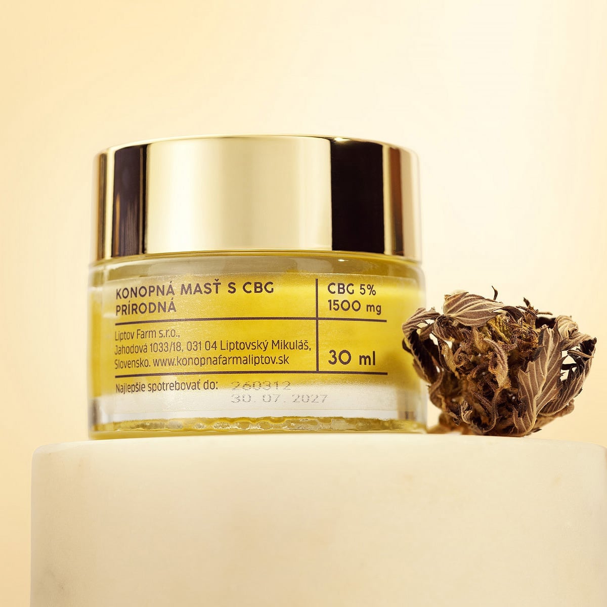 Hemp Ointment with CBG 1500mg Natural – foto 3