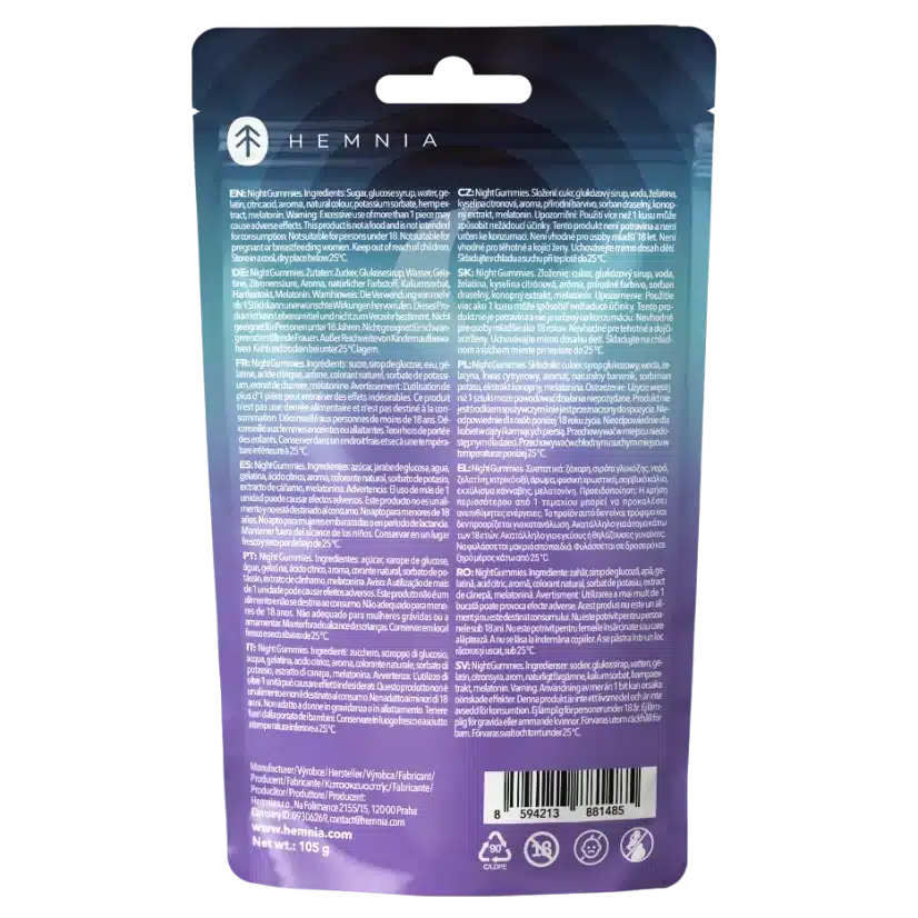 Sleep Gummies CBN + CBD + Melatonin - Image 2