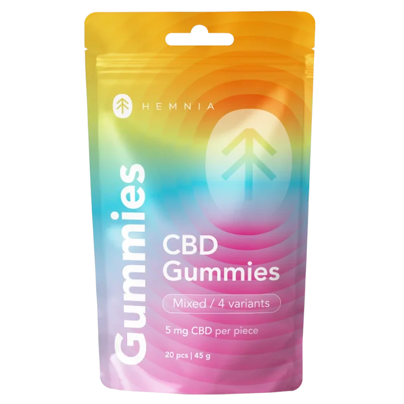 CBD Gummies Bears, Cherry, Kiwi, Pineapple, Strawberry, 100 mg CBD, 20 pcs x 5 mg, 45 g – foto 3