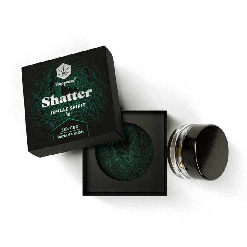 Jungle Spirit Shatter Extract 58% CBD, 1 g – foto 2