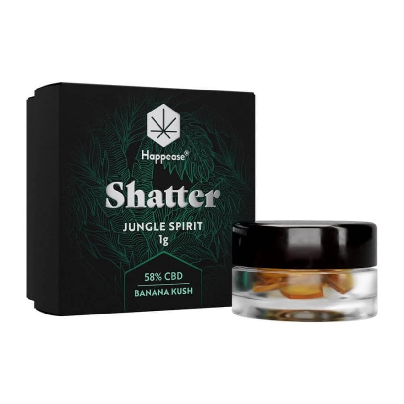 Jungle Spirit Shatter Extract 58% CBD, 1 g