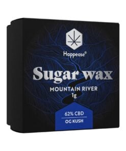 Extract Mountain River Sugar Wax, 62% CBD, 1 g