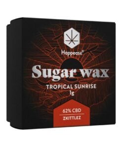 Tropical Sunrise Sugar Wax Extract, 62% CBD, 1 g