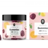 CBD Vegan Gummies, Fruit Mix, 300 mg CBD, 30 pcs x 10 mg, 80 g