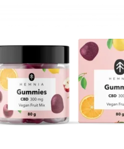 CBD Vegan Gummies, Fruit Mix, 300 mg CBD, 30 pcs x 10 mg, 80 g