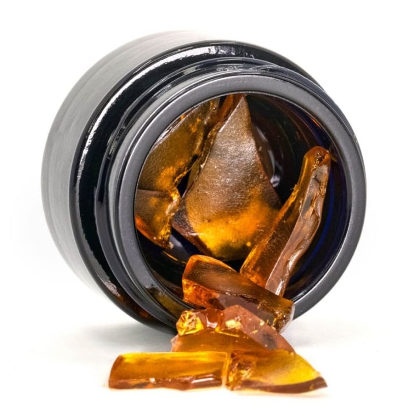 Mountain River Shatter Extract 58% CBD, 1 g – foto 2