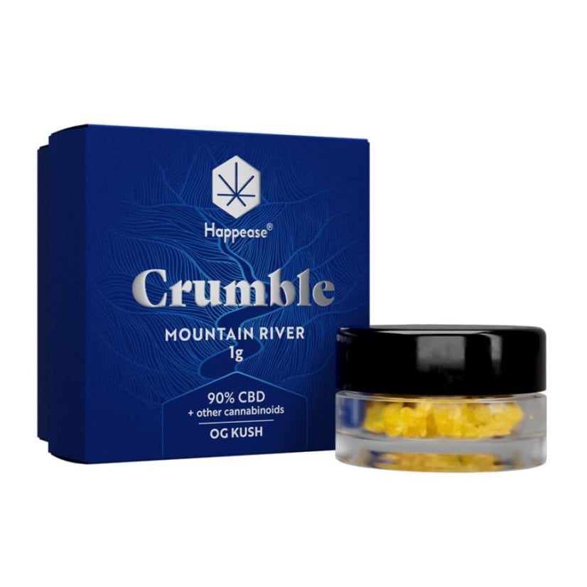 Mountain River Crumble Extract, 90% CBD, 1 g