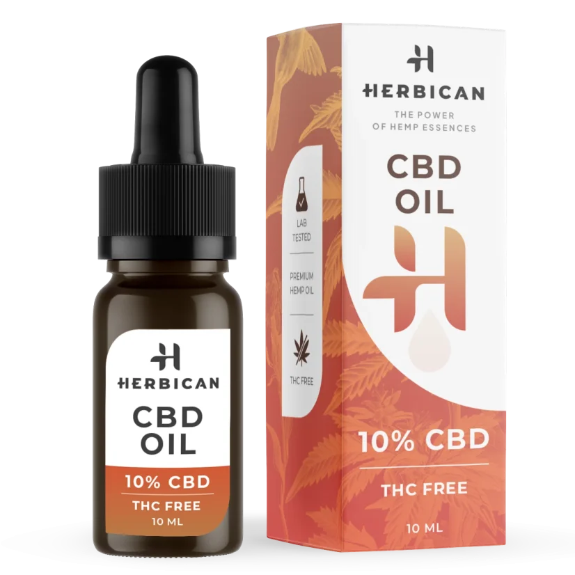 CBD Oil 10% THC Free, 1,000 mg, 10 ml