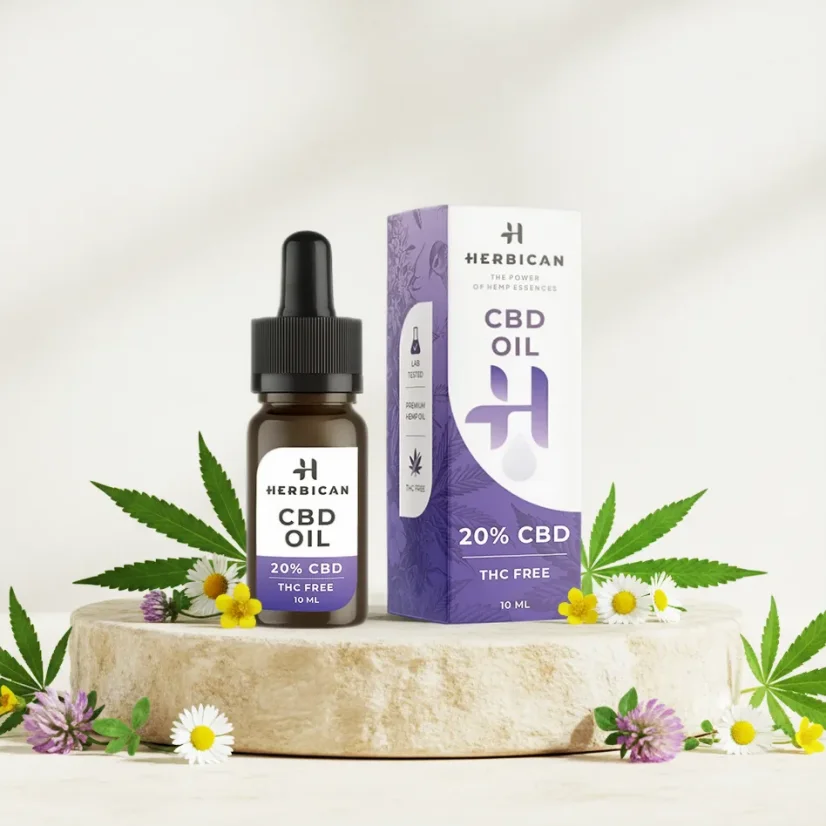 CBD Oil 20% THC Free, 2,000 mg, 10 ml – foto 2
