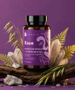 Ease, Magnesium bisglycinate, vitamins D3 and B6, 90 capsules – foto 2