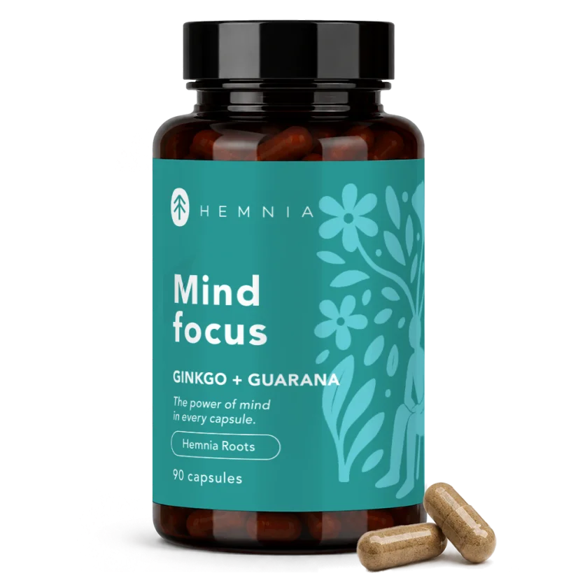 Ginkgo + Guarana Capsules 90 x 500 mg