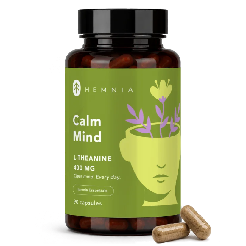 Calm Mind, L-theanine 90 Capsules 400mg
