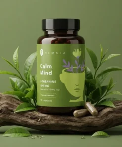 Calm Mind, L-theanine 90 Capsules 400mg – foto 2