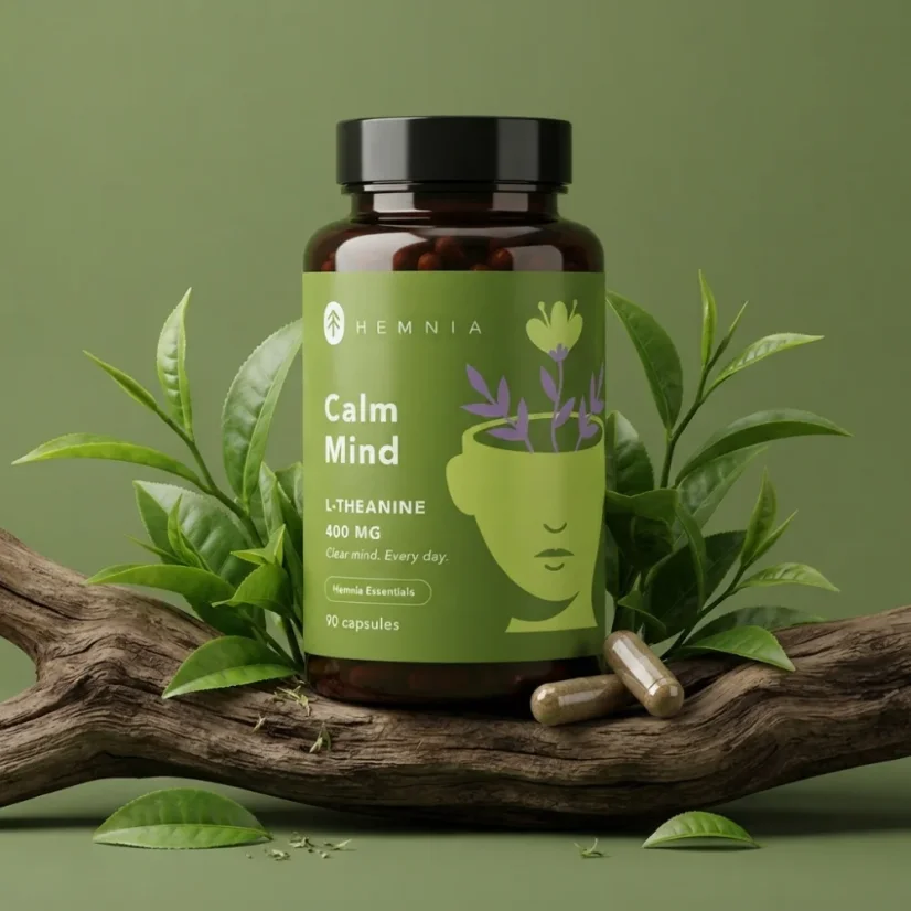 Calm Mind, L-theanine 90 Capsules 400mg – foto 2